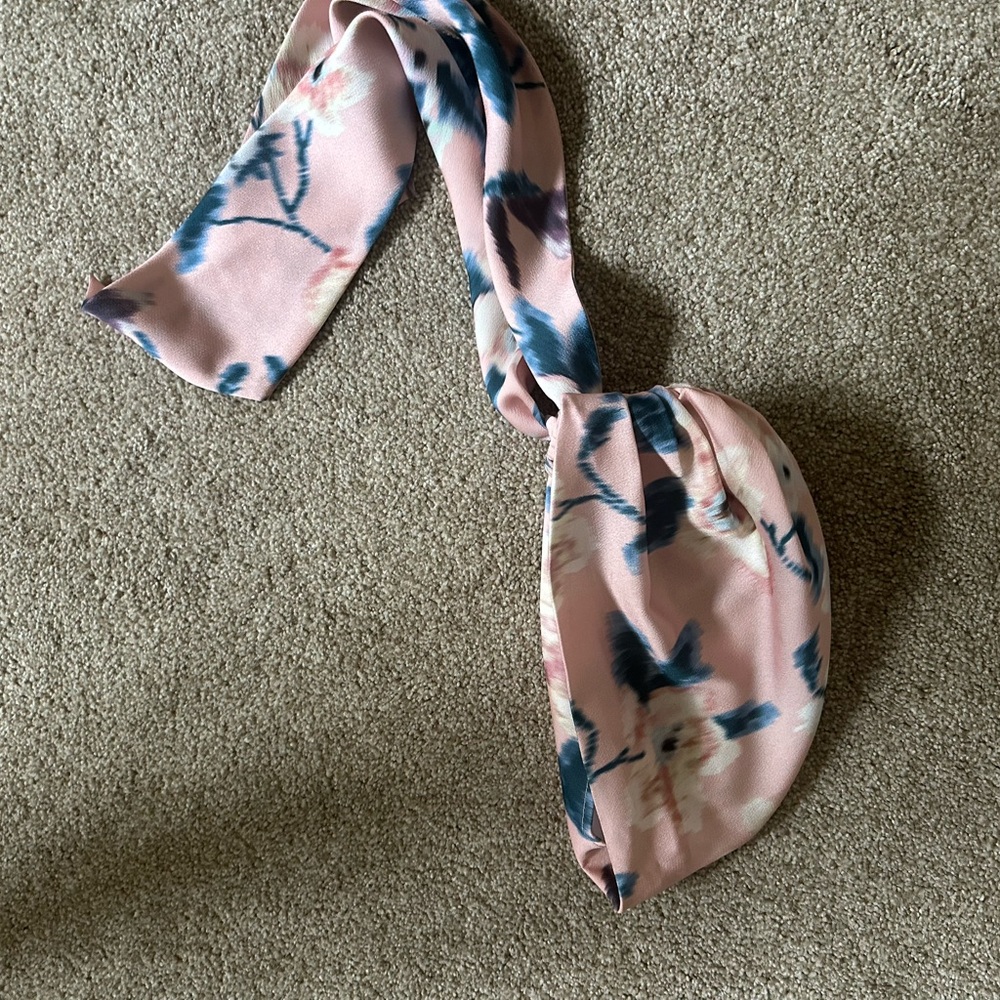 Eugenia Kim Pink and Blue Floral Scarf